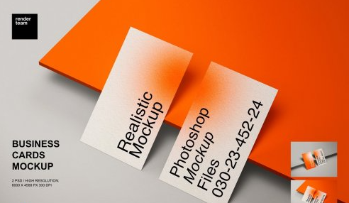 CreativeMarket - Business Card Mockup 6636045