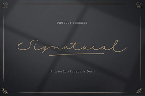 CM - Signatural || Classic Signature Font 6663344