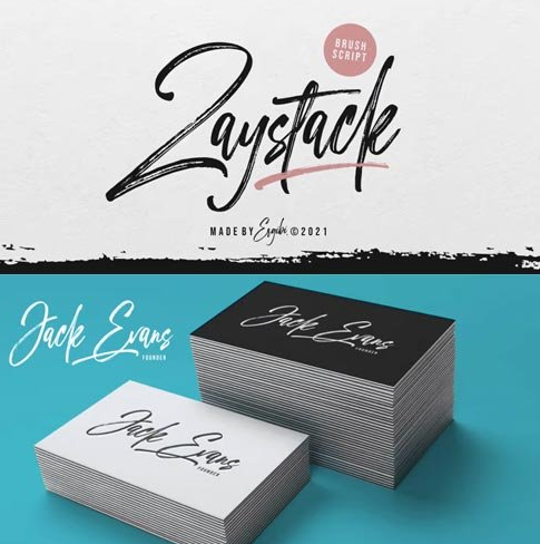 Zaystack Font
