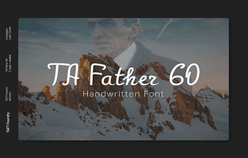 CM - TA Father 60 Handwritten Font 6182630