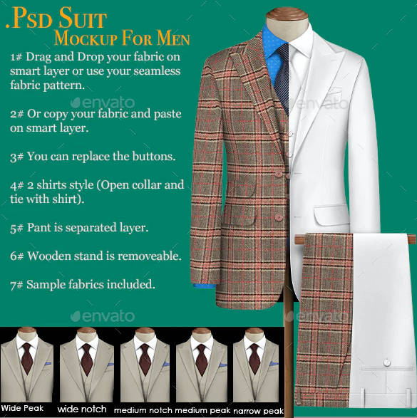 GraphicRiver - PSD Custom Suit Mockup 34092117