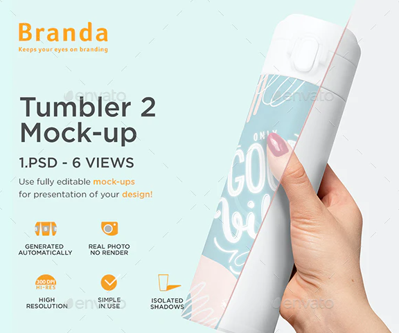 GraphicRiver - Tumbler 2 Mock-up 34696541