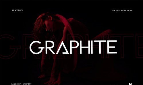 Graphite Pro Typeface