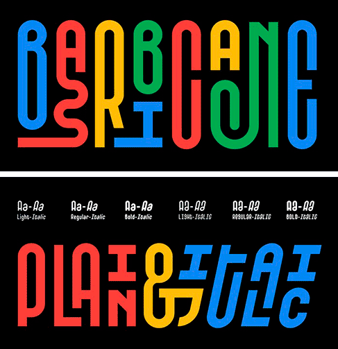 SK Barbicane Font Family