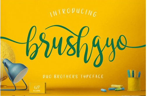Brushgyo Typeface