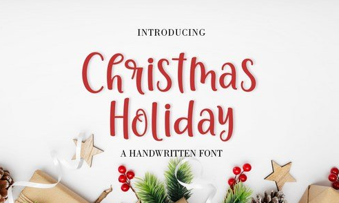 Christmas Holiday Font
