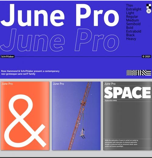 June Pro Font Family