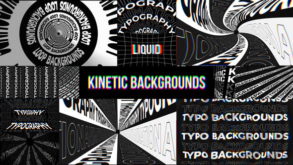 Videohive Kinetic Backgrounds 34702961