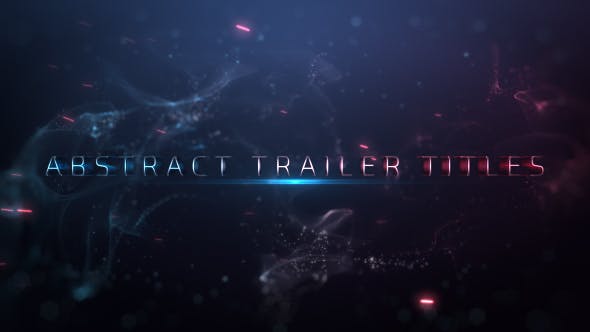 Videohive Abstract Trailer Titles 19996419