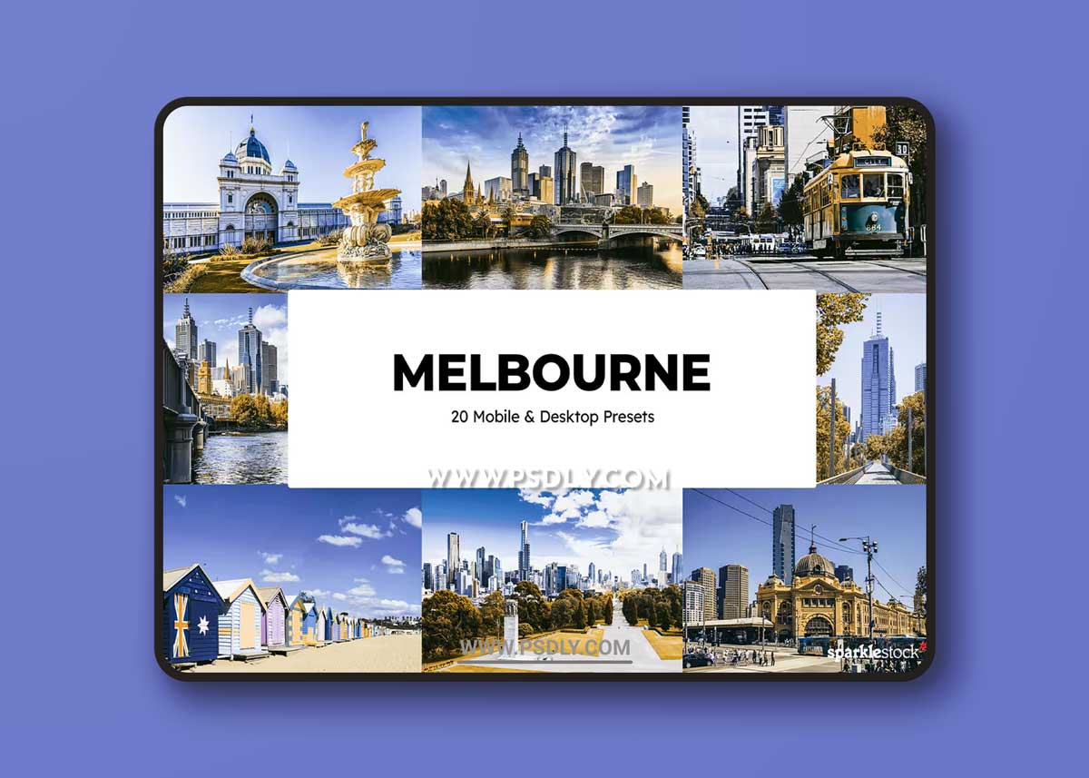 20 Melbourne Lightroom Presets and LUTs R52EXTN