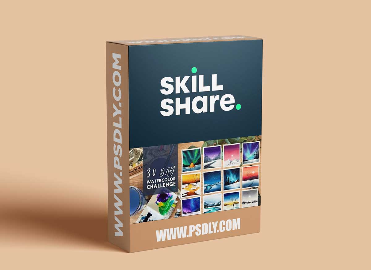 30 Day Watercolor Challenge : Let's Explore Winter Season with Watercolors