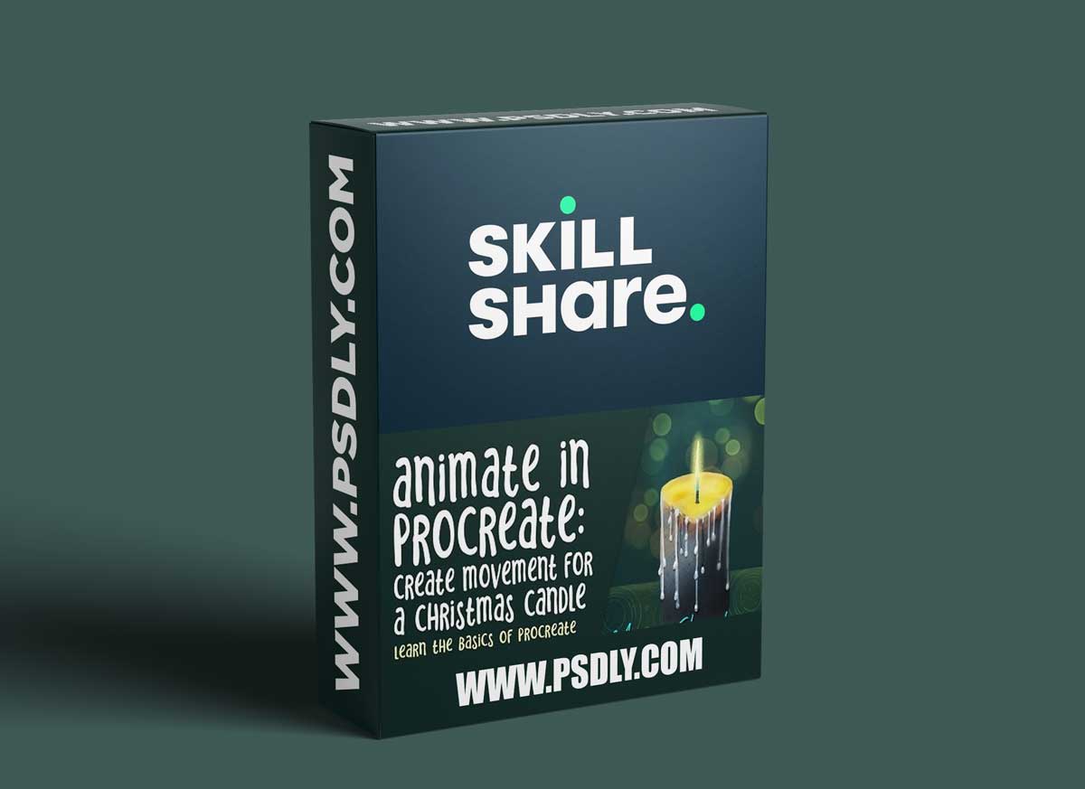 Animated and Dimensional Christmas Candle in Procreate - 10 brushes included with edit instructions