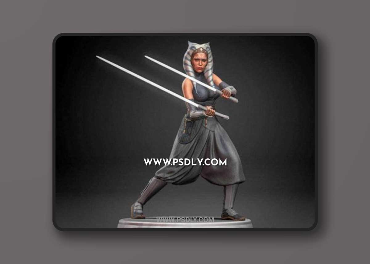 Asoka Tano (Mandolorian) StarWars 3D Models