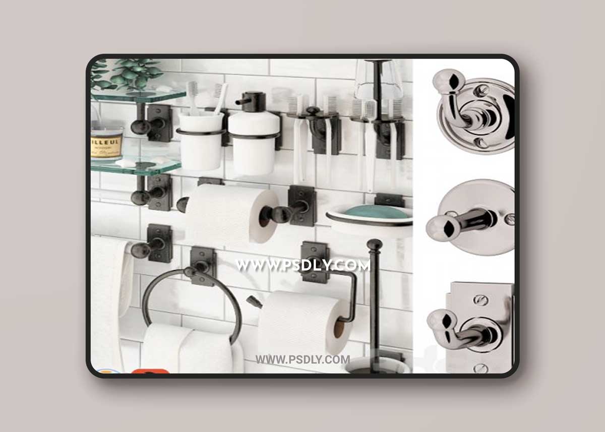 Bathroom accessories Nanzaquatic. Collections: Baluster, Functional, Art Deco.