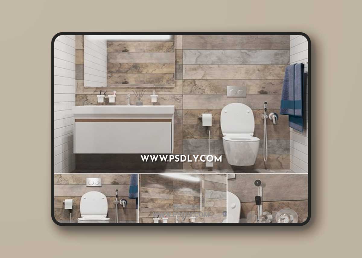 Bathroom set part 1 3D Models