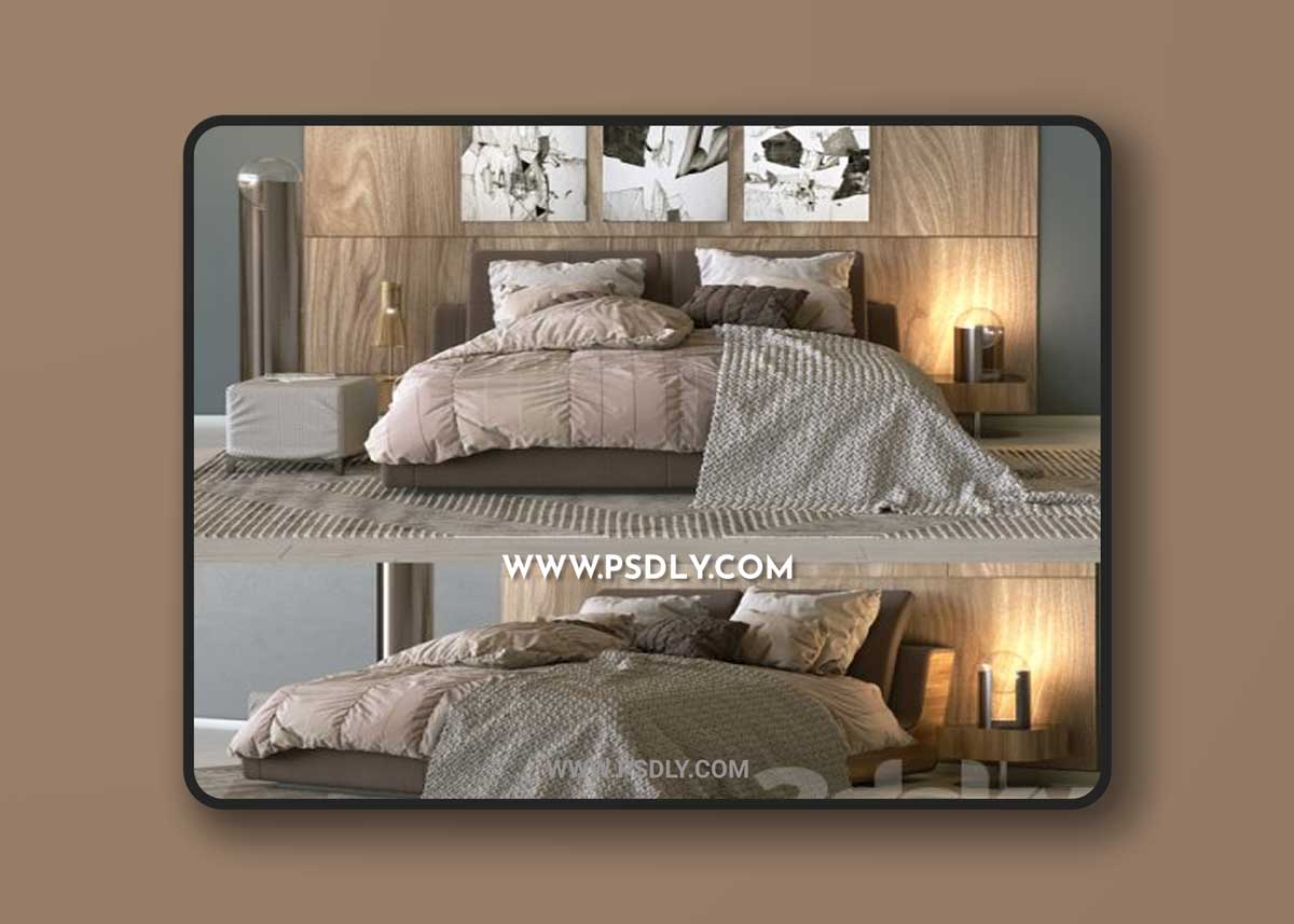 Bed Sama Flou 3D Models