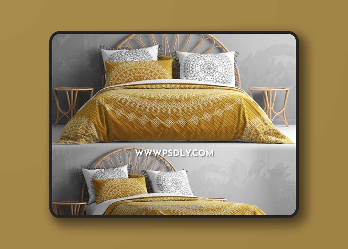 Bed from bedding adairs australia 03 3D Models