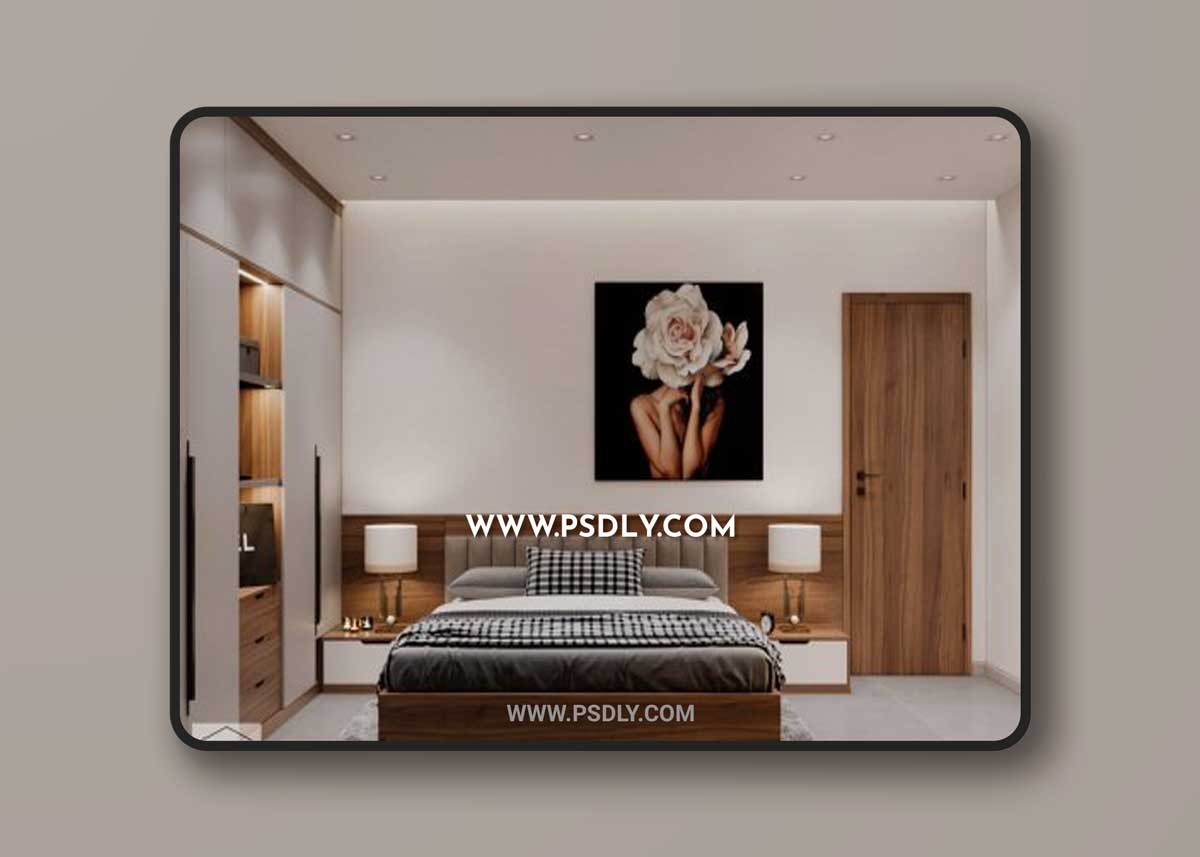 Bedroom Interior by Dang Nam Quang 3d model