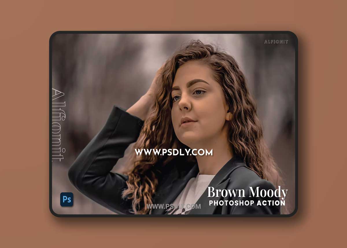 Brown Moody Photoshop Action