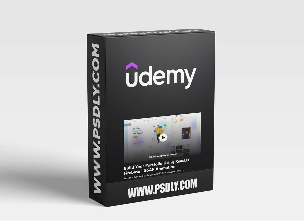 Build Your Portfolio Using ReactJs Firebase - GSAP Animation