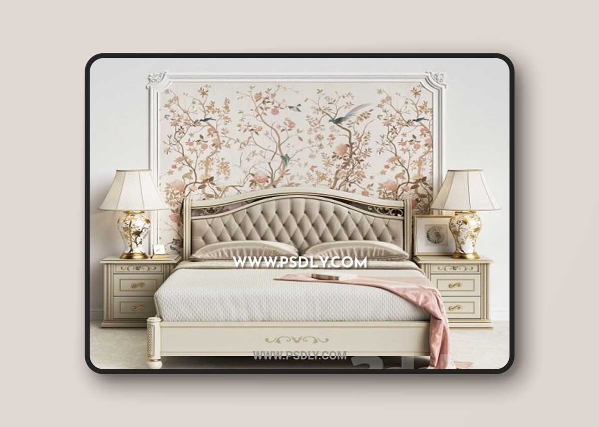 Camelgroup Siena Avorio bedroom 3D Models