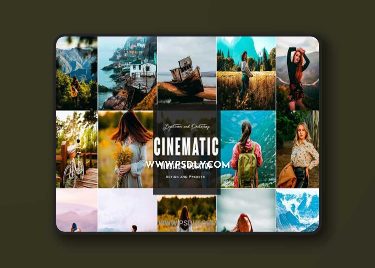 Cinematic - Photoshop & Lightroom Presets and PC