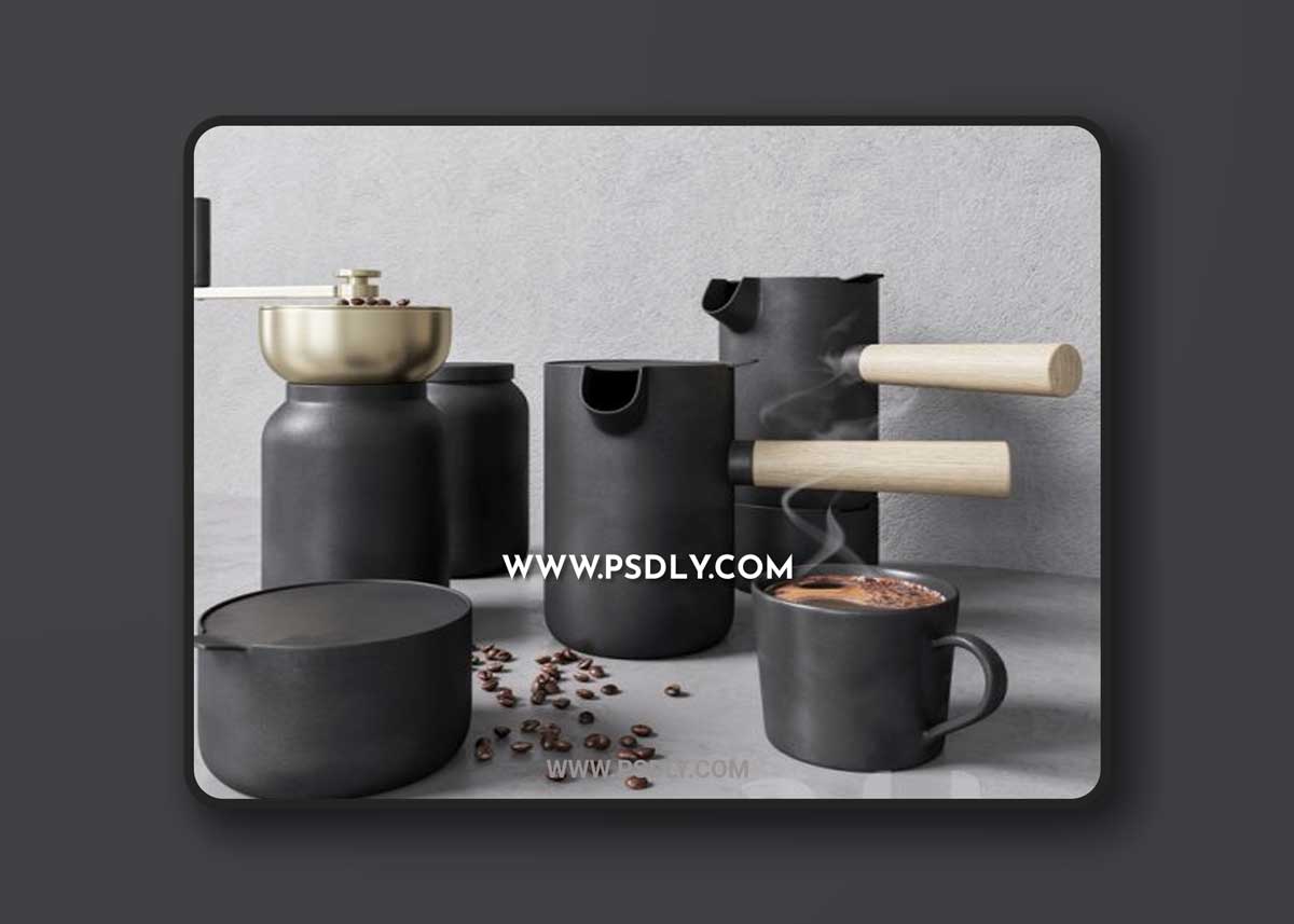 Coffee set 3D Models