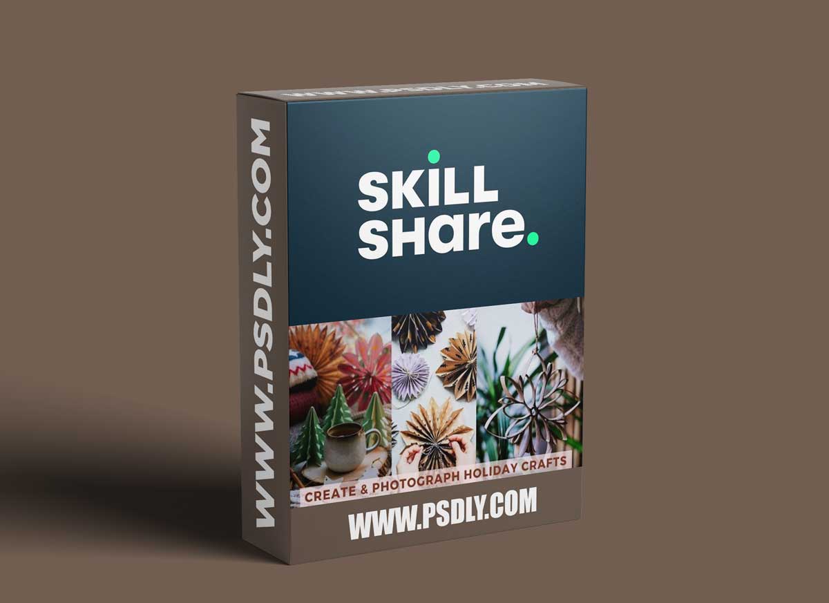 Create & Photograph Holiday Crafts for Gifts, Home, & Instagram Flatlay