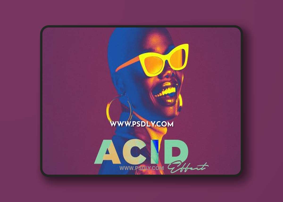 CreativeMarket - Acid Photo Effect 6714533