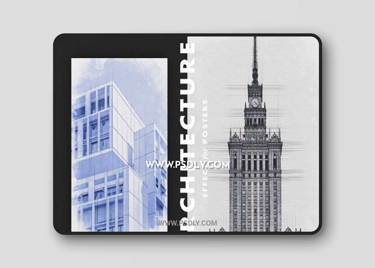 CreativeMarket - Architecture Effect for Posters 6770175