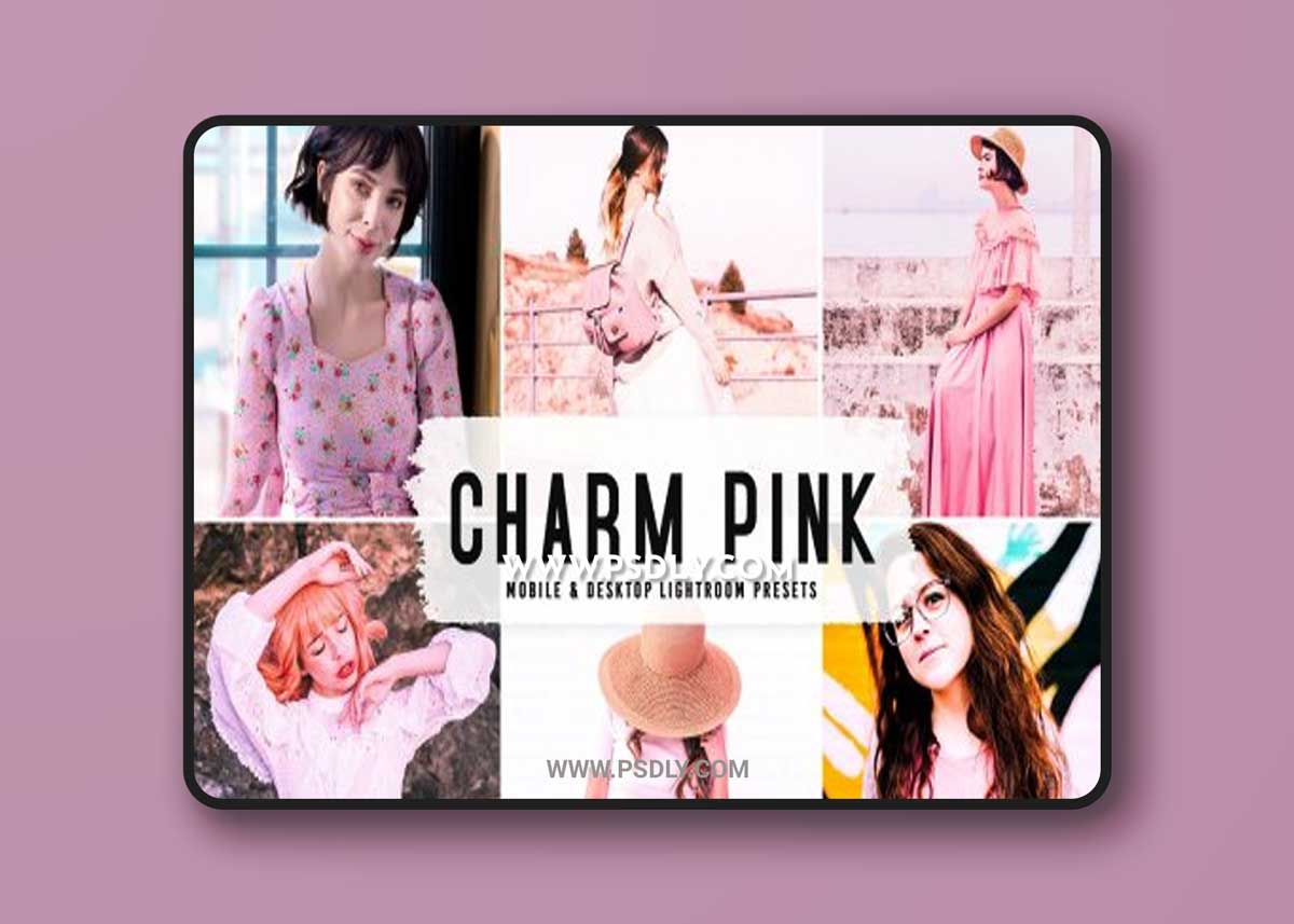 CreativeMarket - Charm Pink Pro Lightroom Presets 6622415
