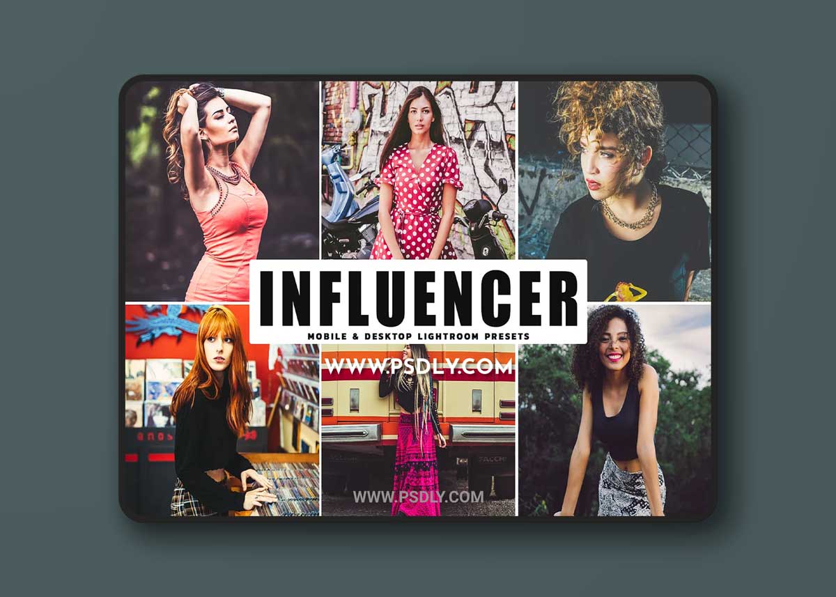 CreativeMarket - Influencer Lightroom Presets Pack 4085774