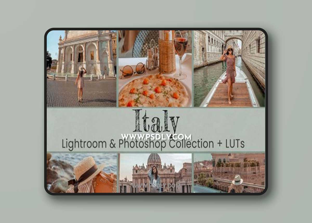 CreativeMarket - Italy Lightroom Presets Photoshop 6709876
