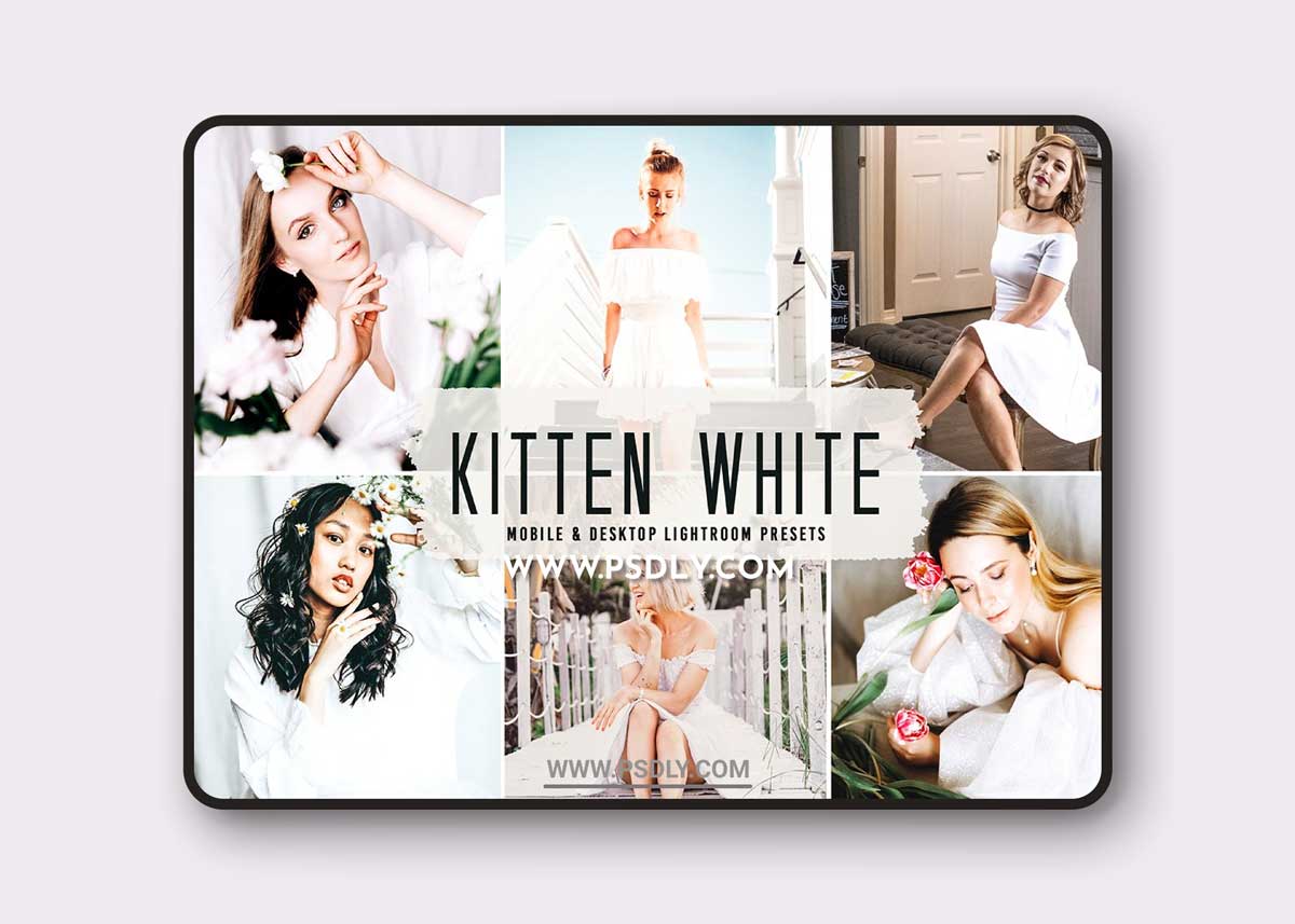 CreativeMarket - Kitten White Pro Lightroom Presets 6640980