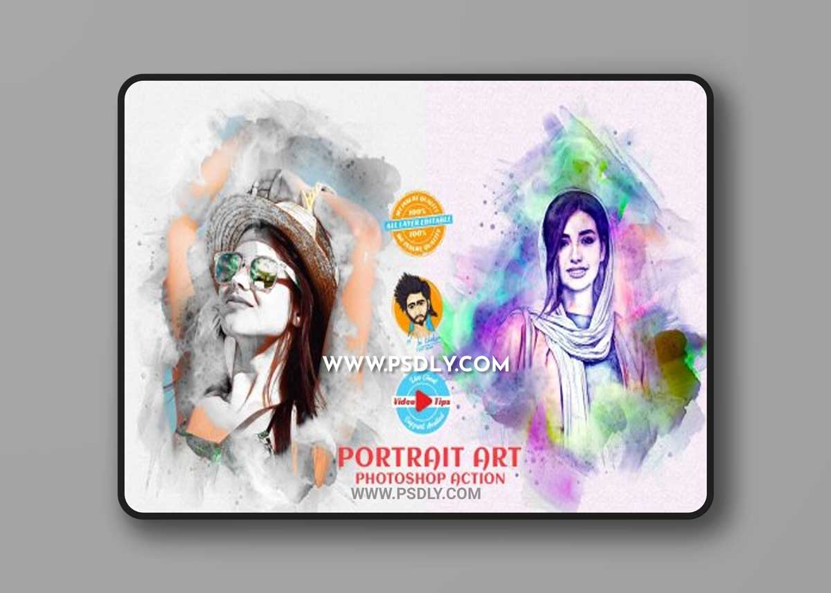 CreativeMarket - Portrait Art Plugin 6506776