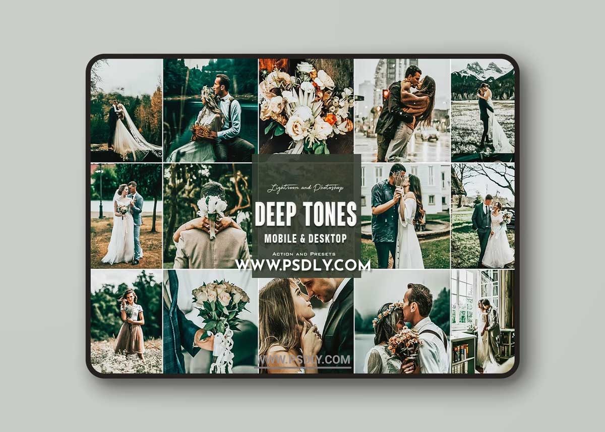 Deep Tones Wedding Photoshop Actions and Presets