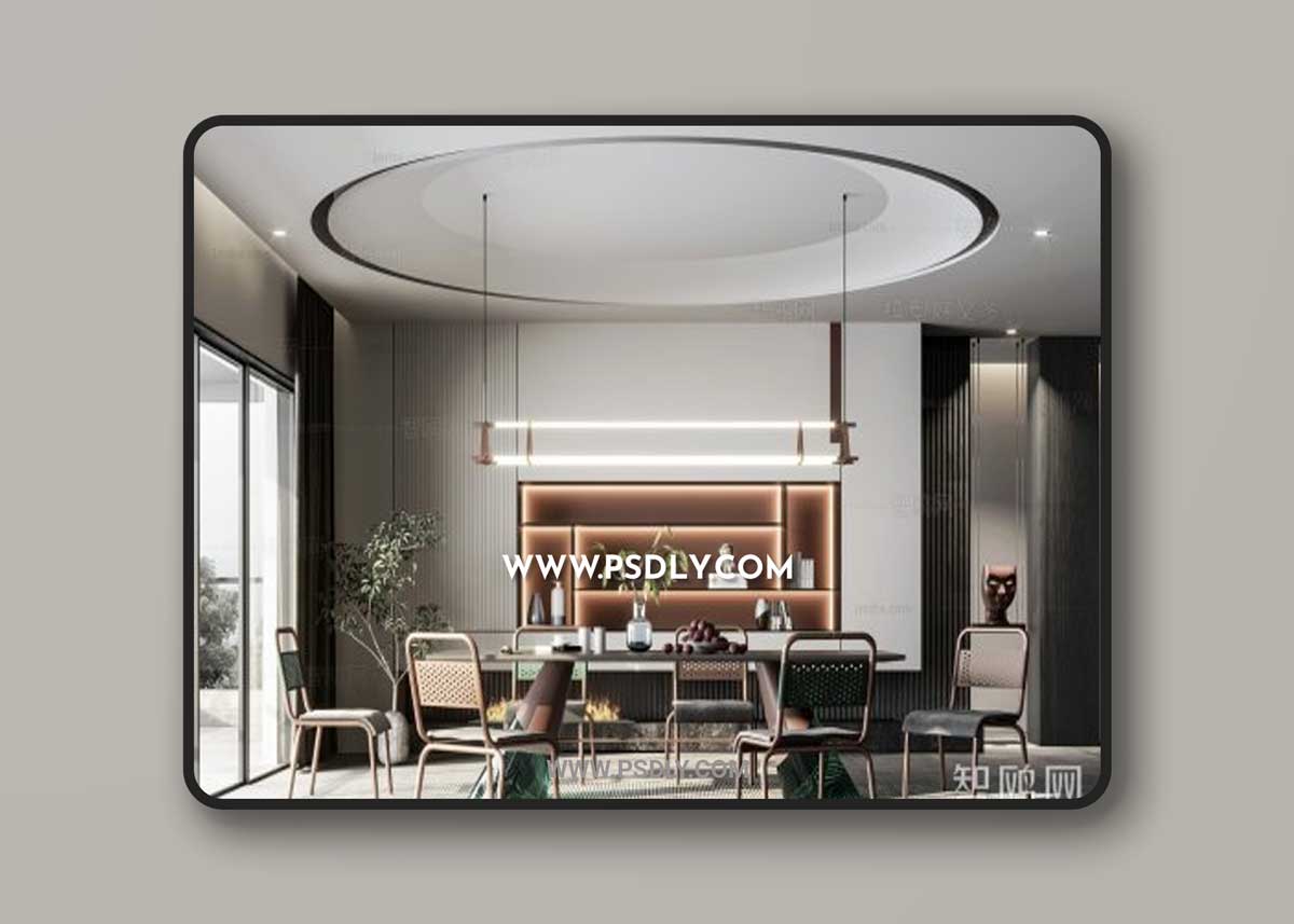 Dining room 1078004 3d model