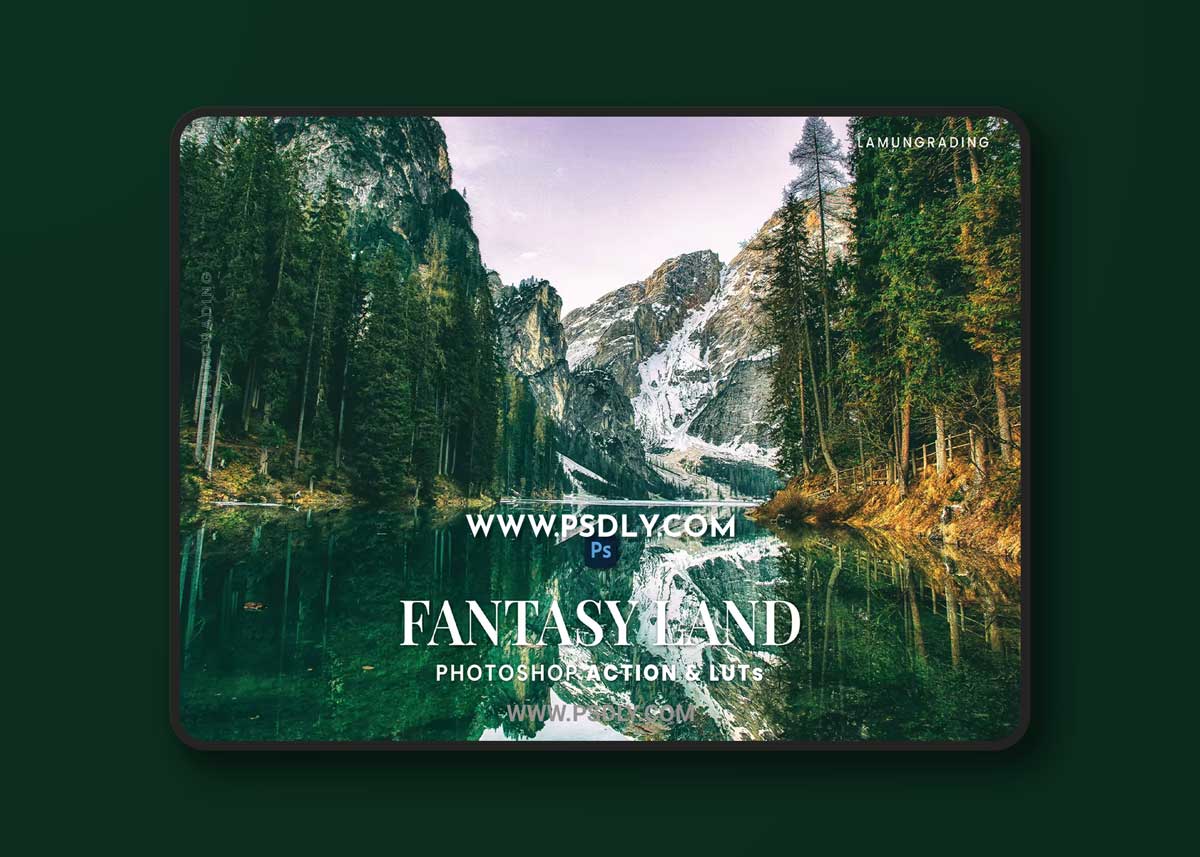 Fantasy Land Photoshop Action & LUTs