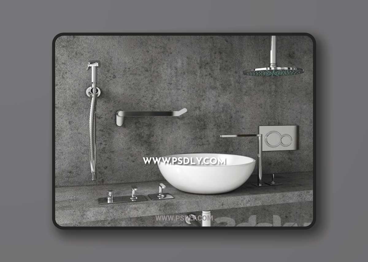 Faucets and accessories, Bagno Design 3D Models
