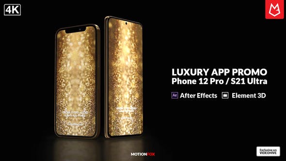 Videohive - Luxury Mobile App Promo | Element 3D - 33825652