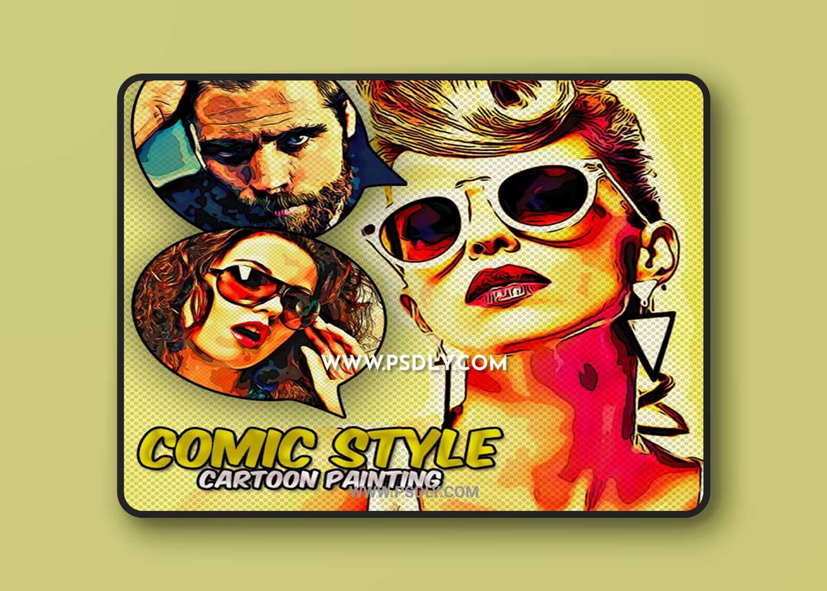 GraphicRiver - Comic Style Cartoon Painting 34625592