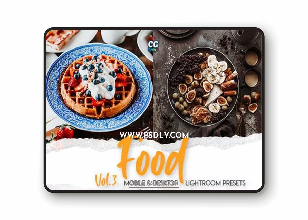 GraphicRiver - Food Lightroom Presets Vol. 3 - 15 Premium Lightroom Presets 29108665