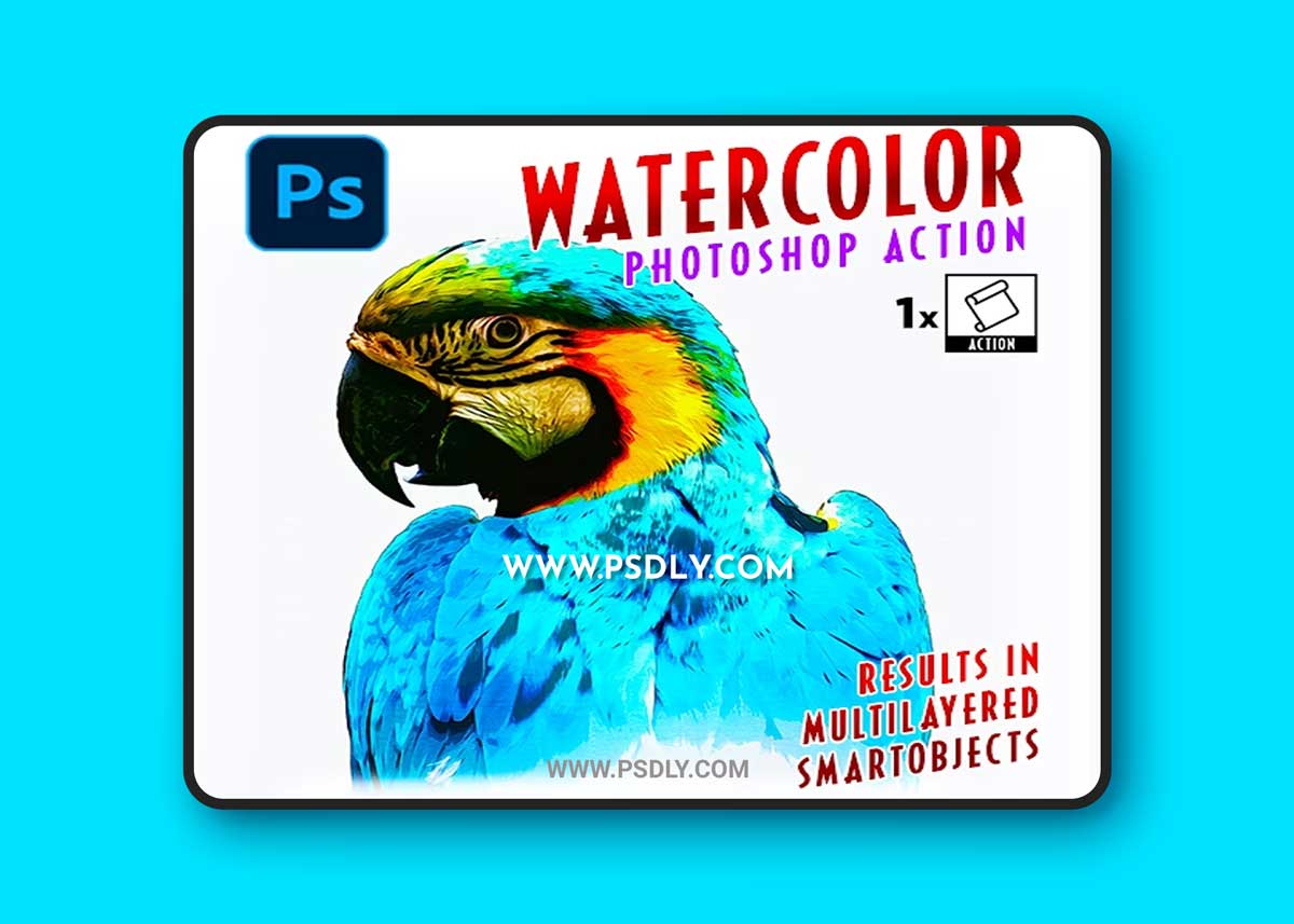 GraphicRiver - WATERCOLOR | Photoshop Action 34629897