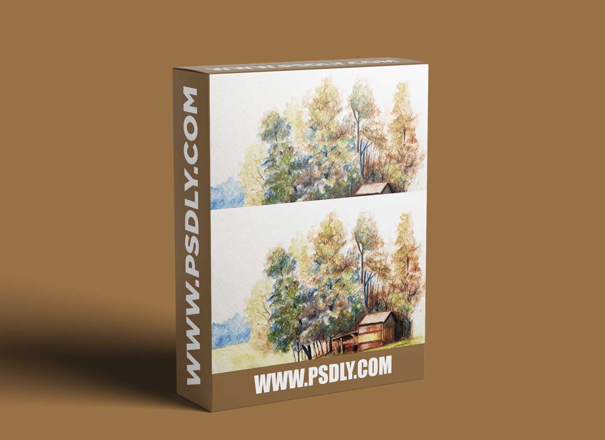 He Virtual Instructor - Watercolor Pencil Landscape