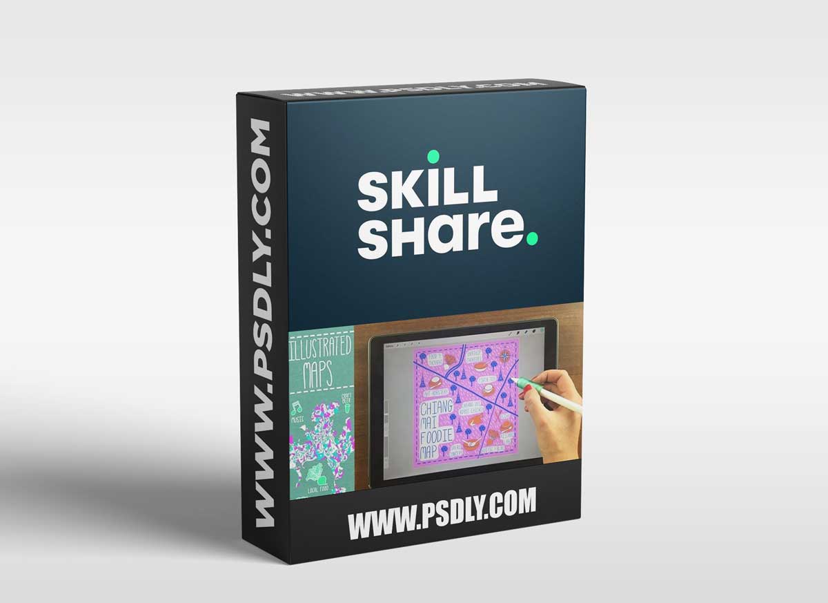 Illustrated Maps on Your iPad in Procreate + 18 FREE Stamps and Brushes