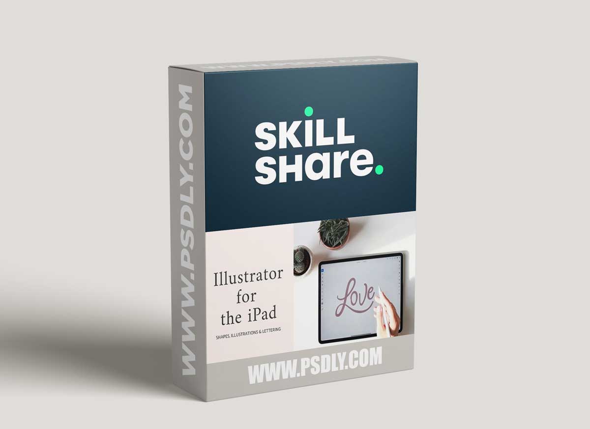 Illustrator for the iPad. Create shapes, a floral illustration & lettering