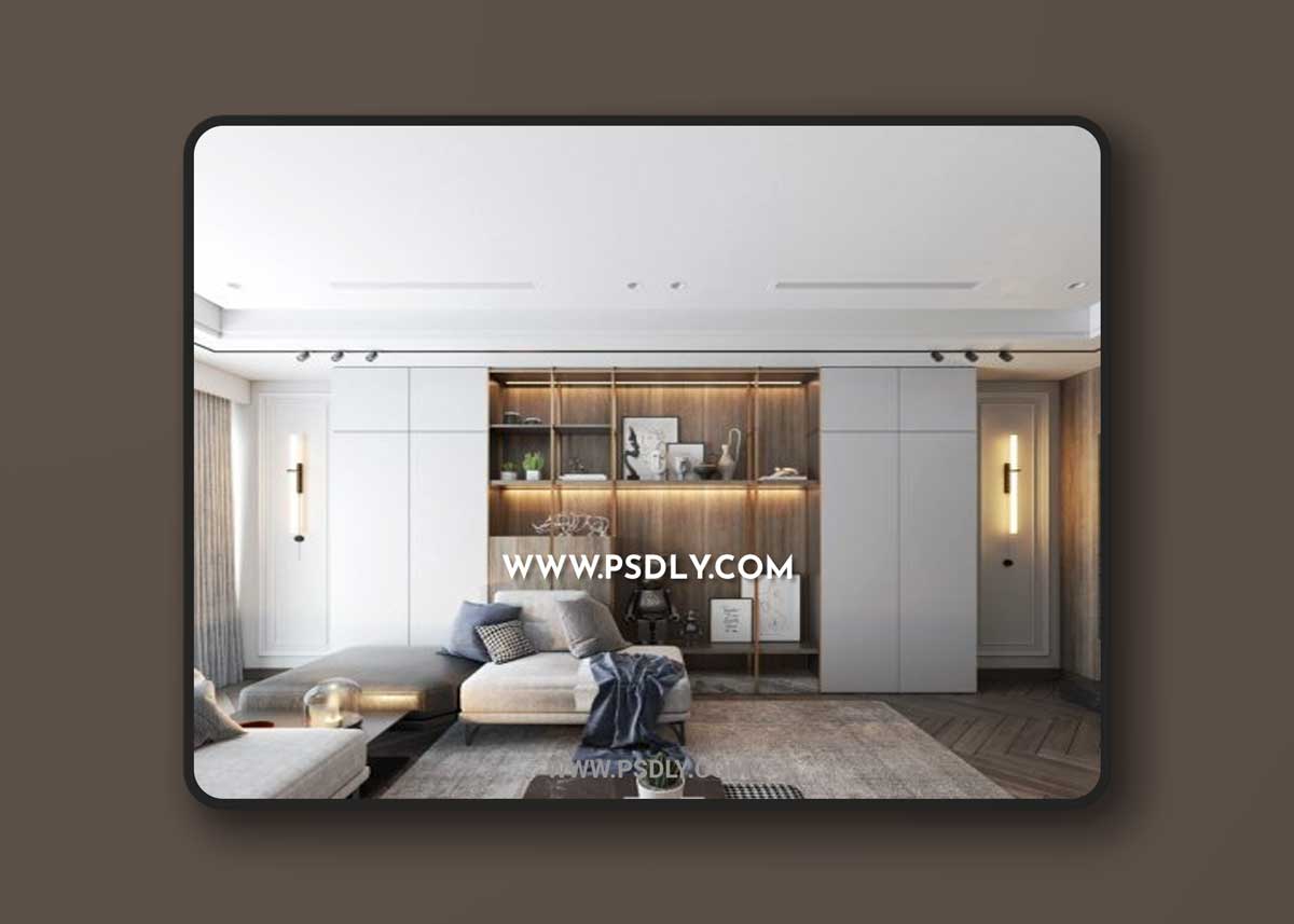 Interior Apartment Scene Sketchup By Ha Anh