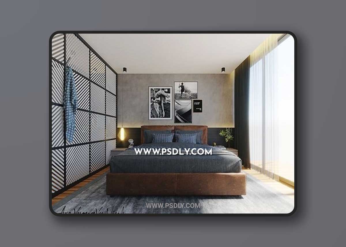 Interior Bedroom Scene Sketchup By VuongVuLinh