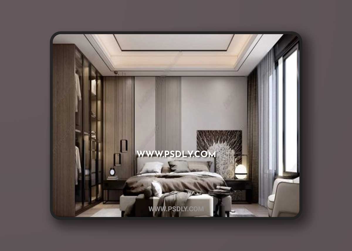 Interior Bedroom Scene Sketchup by Cuong Covua