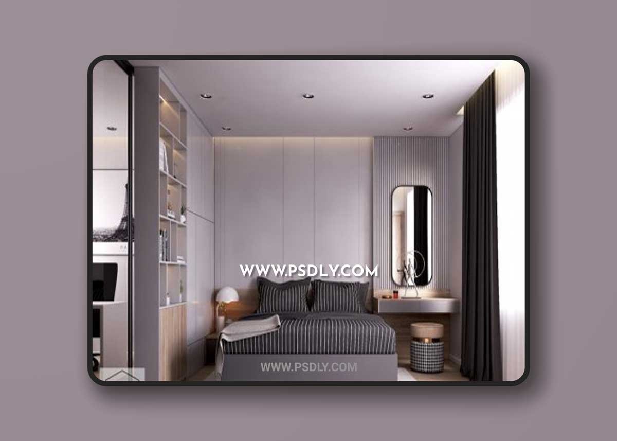 Interior Bedroom Scene Sketchup by Dang Nam Quang